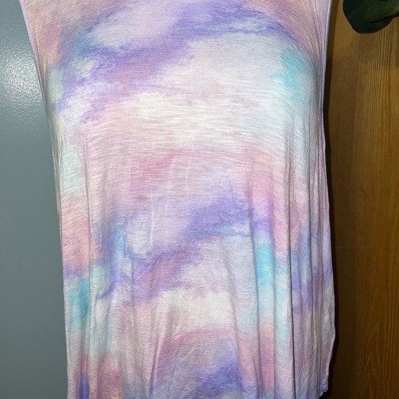 Koolaburra by UGG Womens Tie Dye Tank Top XL Pink Purple Blue Sleeveless - Picture 5 of 7